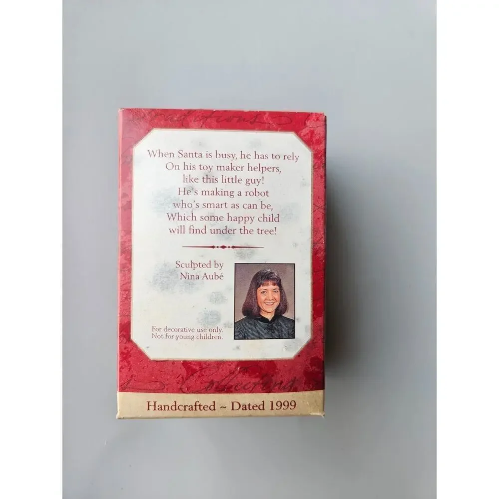 Hallmark Keepsake Vintage Christmas Ornament 1999 In The Workshop Mouse Toy 76